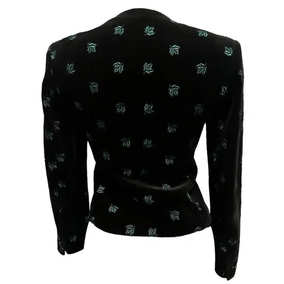 GUY LAROCHE PARIS COUTURE Velvet Embroidered Jacket